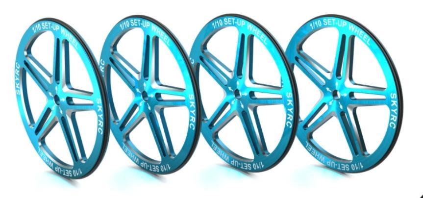 1/10 Set-up Wheel (Blue)